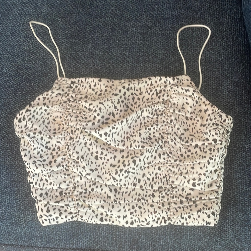 L.A hearts ruffled tank blouse